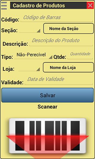 Controle de Validade Pro Screen 3