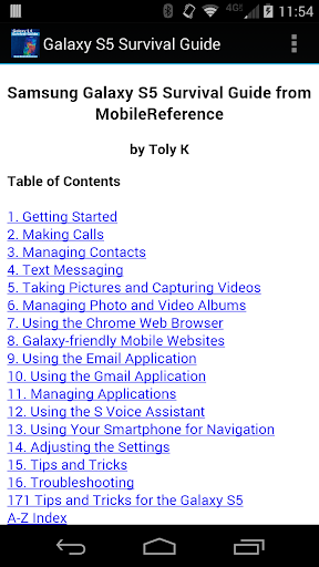 Galaxy S 5 Survival Guide