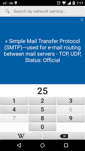 Port Number Search TCP UDP