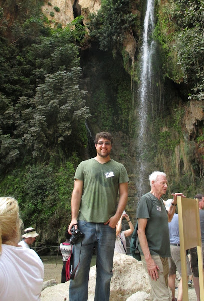 Me at an Ein Gedi Waterfall