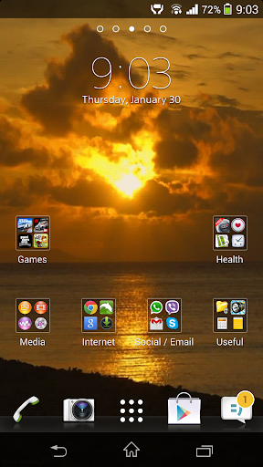 Ocean Sunset HD Live Wallpaper