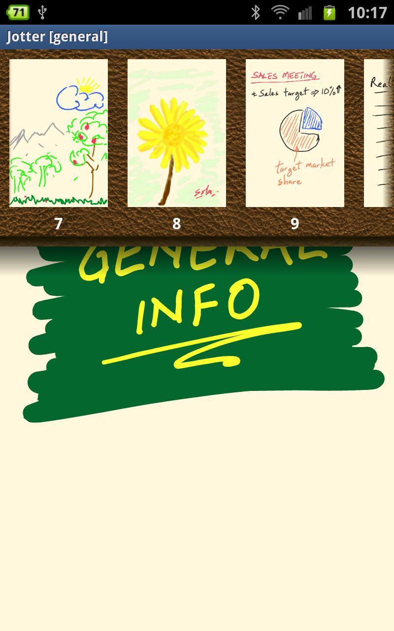 Jotter (For Galaxy Note) Screen 2