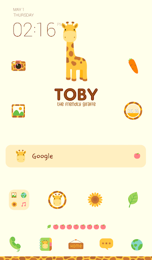 giraffe toby dodol theme