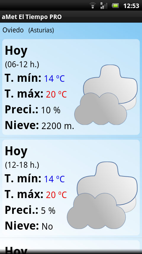 aMet El Tiempo PRO Screen 2