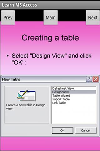 Learn MS Access Screen 2