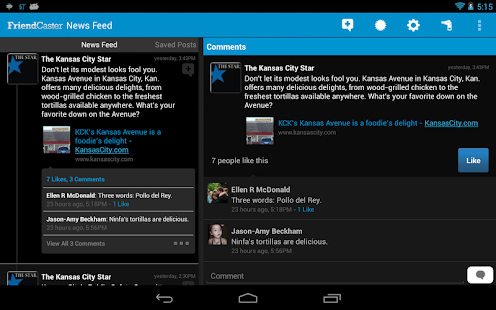 Friendcaster - screenshot thumbnail
