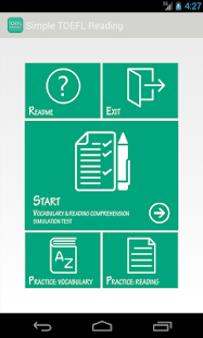 Free Simple TOEFL Reading APK for Android