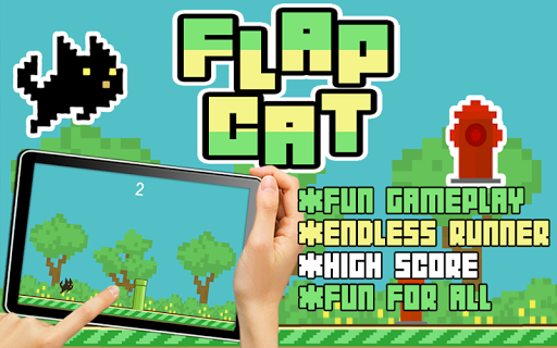 【免費街機App】FREE Flappy Cat Endless Runner-APP點子