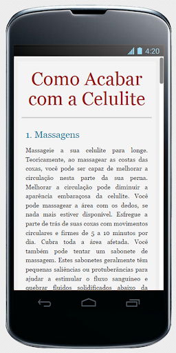 【免費健康App】Como Acabar com a Celulite-APP點子