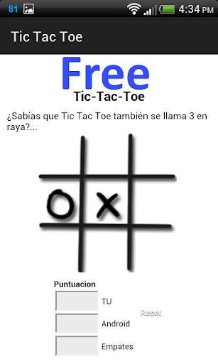 【免費棋類遊戲App】Tic Tac Toe Clasico Juego-APP點子