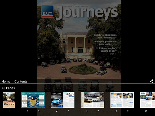 RACT Journeys magazine