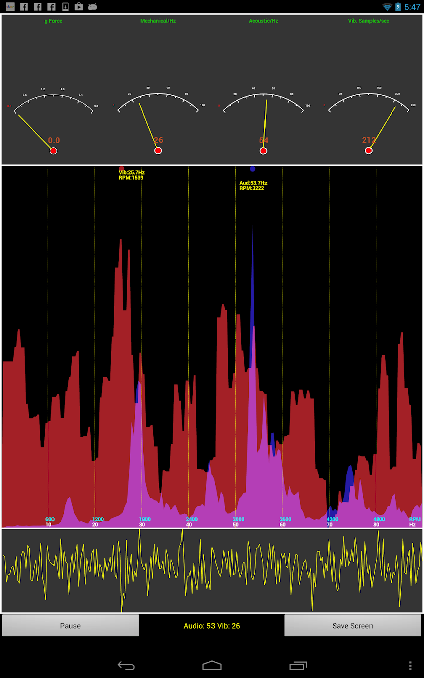 Vibrations! Screen 3