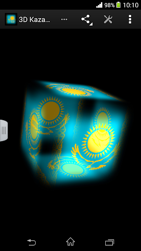 3D Kazakhstan Cube Flag LWP