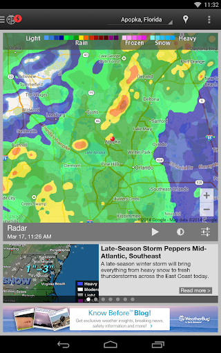 【免費天氣App】WeatherBug-APP點子