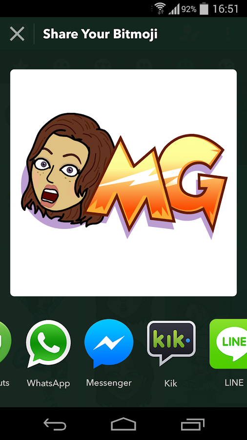 Bitmoji - Emoji by Bitstrips - screenshot