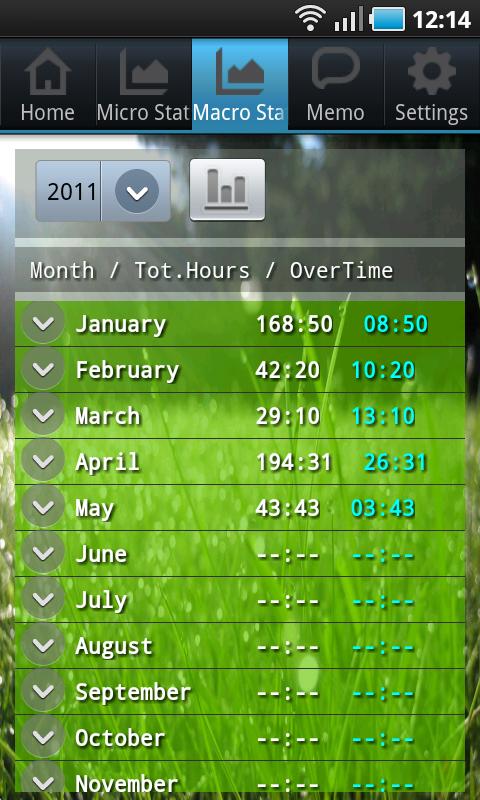 LetMeGoHome Full: a work clock Screen 3