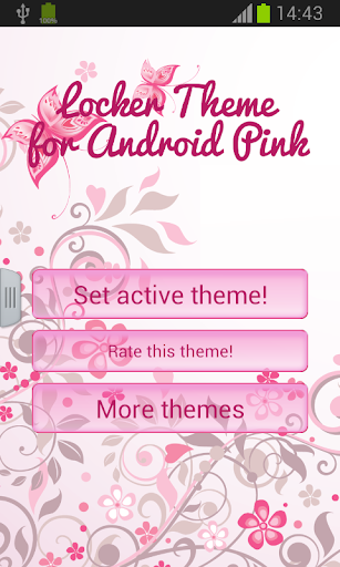 Locker Theme for Android Pink