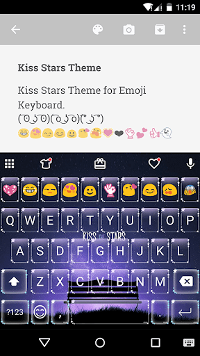 Kiss Stars Emoij Keyboard