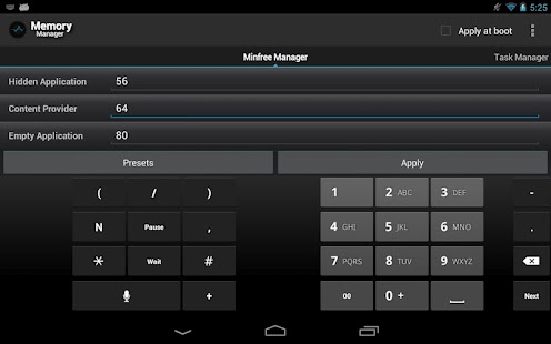 Memory Manager Screenshot