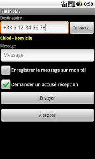 Flash SMS / Classe 0 - screenshot thumbnail