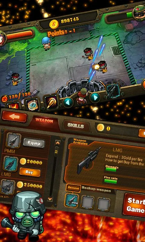 Beauty fights zombies - screenshot