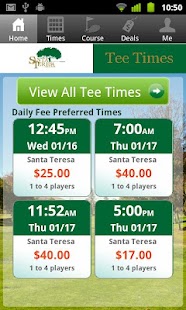 Santa Teresa Tee Times Screenshots 0
