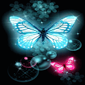 Neon's Butterfly Live Wallpape