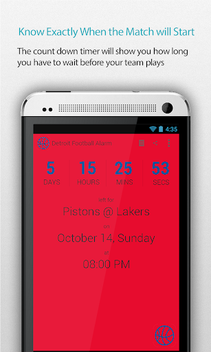 Detroit Basketball Alarm Pro