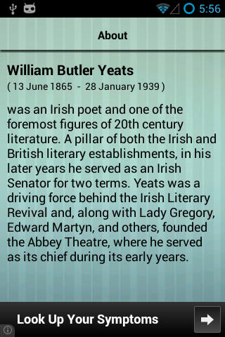 【免費書籍App】W.B Yeats Poems-APP點子