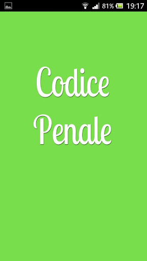 Codice Penale Italiano 2013