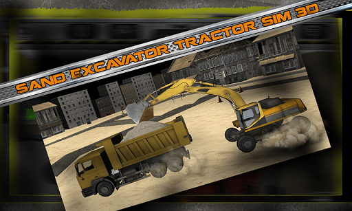 Sand Excavator Tractor 3D