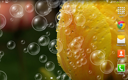 【免費個人化App】Bubbles HD Parallax Wallpaper-APP點子