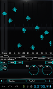 Lastest poweramp skin droid lightblue APK for Android