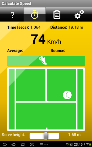 Tennis Serve Speed Lite