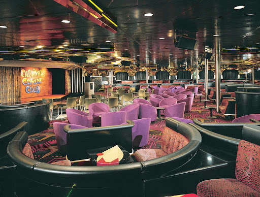 Head to Carnival Comedy in the aft Show Lounge for some lighter moments during your sailing on Carnival Fascination.