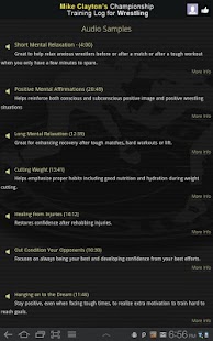 Mike Clayton's Training Log Screenshots 2