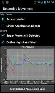 Android Sensing Playground