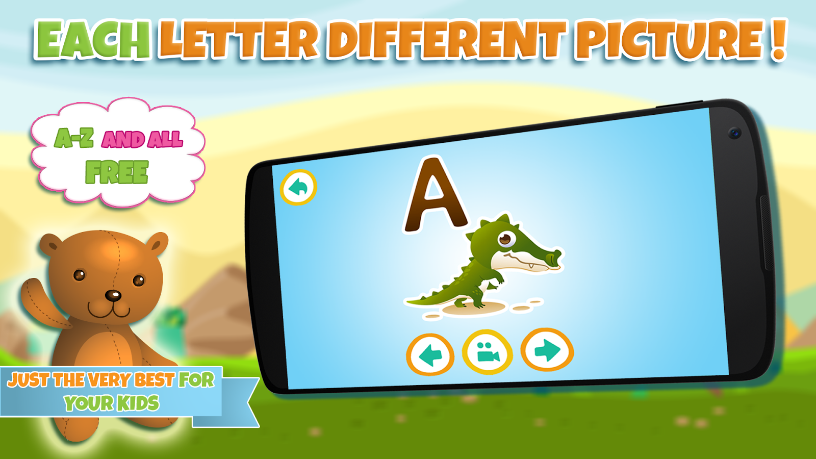    Learn alphabet & learn letters- screenshot  