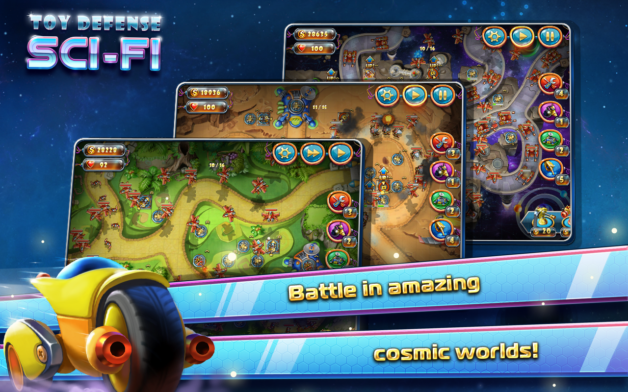 Toy Defense 4: Sci-Fi Strateji - screenshot