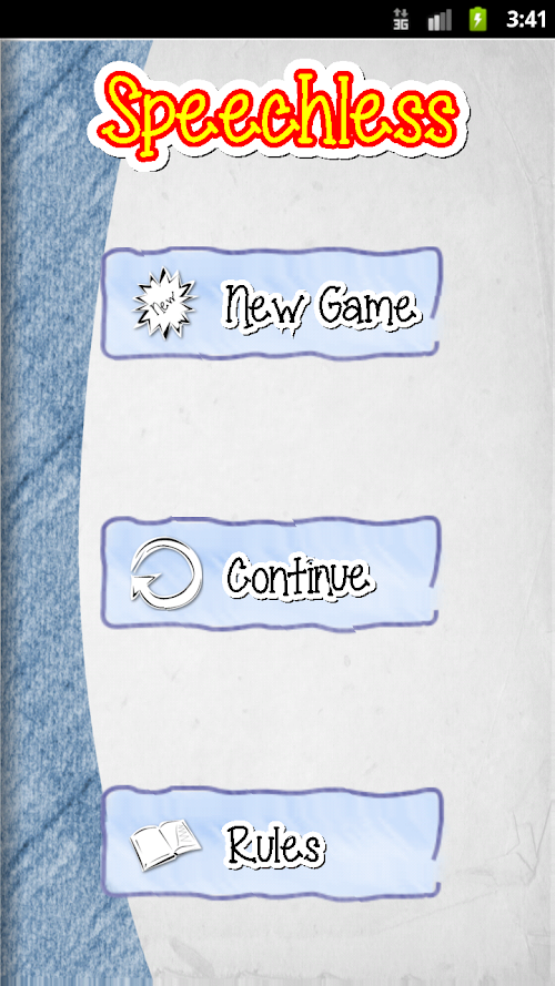 Android application Speechless (Taboo) screenshort