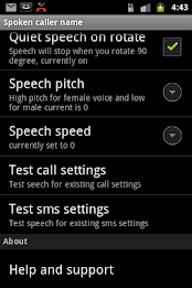 Talking SMS and Caller ID Free poster 4