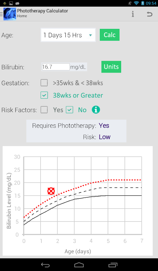 Phototherapy Calculator  Android Apps on Google Play