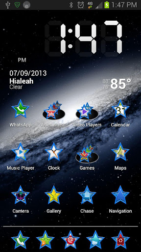 HD Icons: Blue Stars