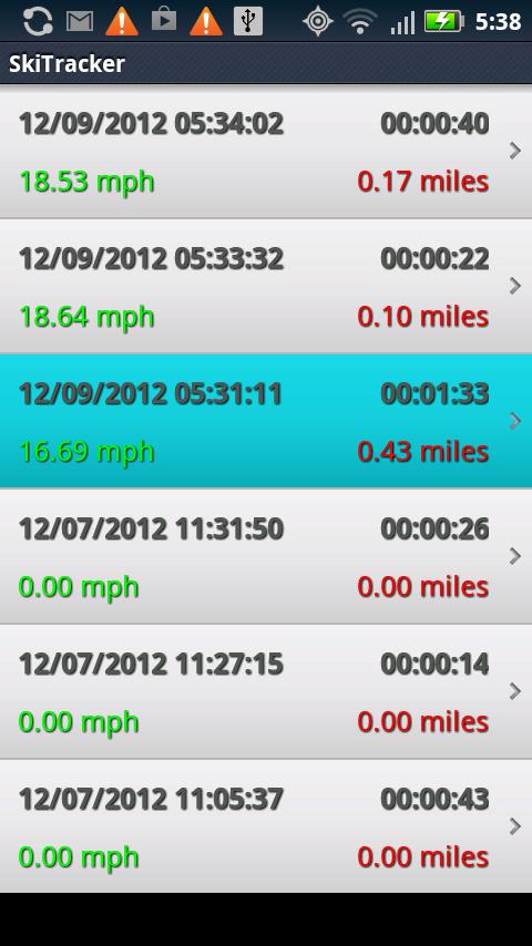 Bike Ride Tracker+ by 30 South Screen 3