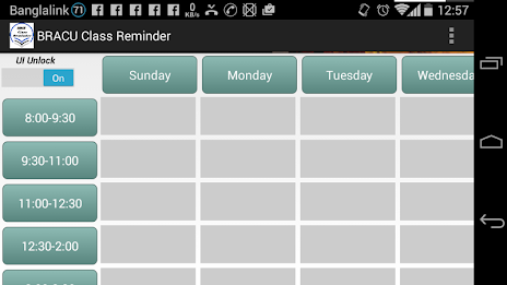 BRACU Class Reminder poster 1