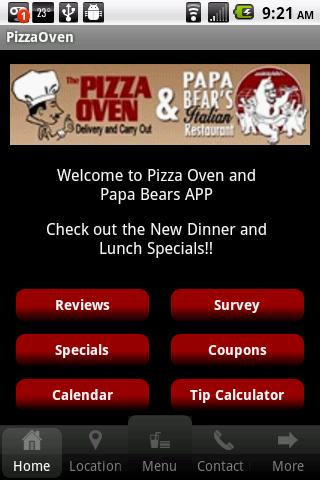 Pizza Oven Papa Bears