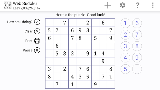 Web Sudoku