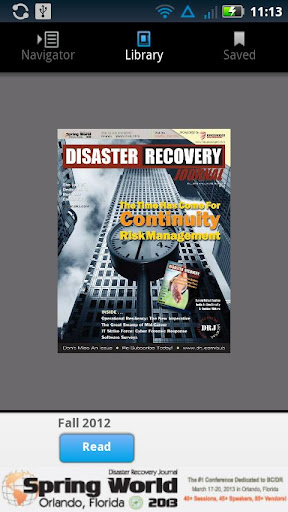 Disaster Recovery Journal