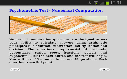 Psychometric Test Numerical