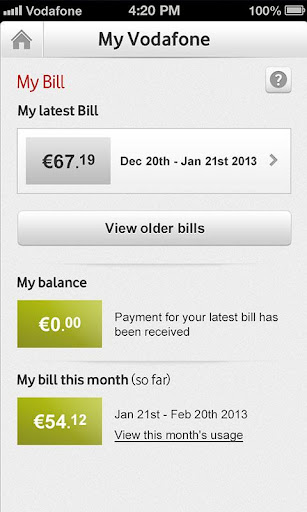 My Vodafone Ireland